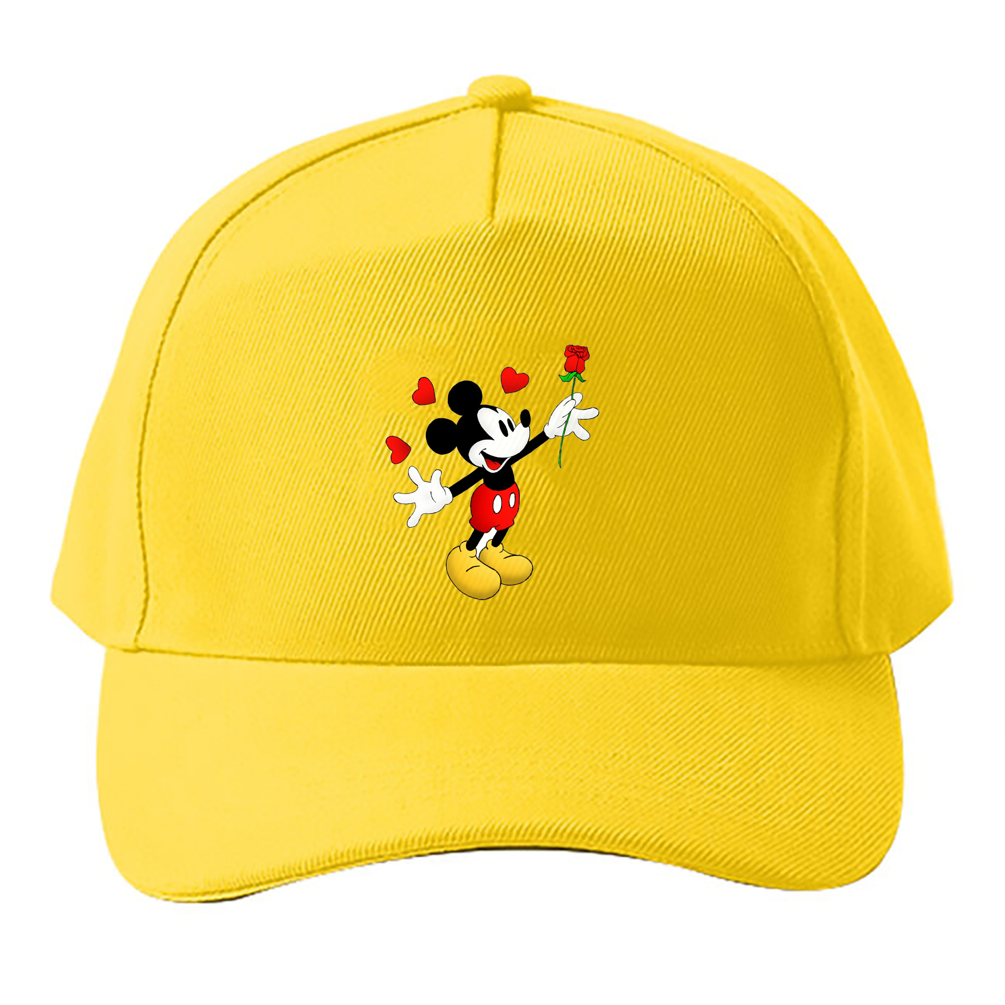（画像用） ミッキーマウス Mickey Mouse ベースボールキャップ 綿100％ 男女兼用 帽子 スポーツ
